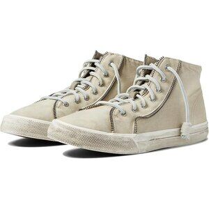 Sperry Women's X Rebecca Minkoff High Top Canvas Sneaker Tan Size 7.5M